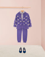 Aspen Cashmere Lavender Hearts Outfit