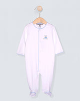 Pima Light Blue Bear Embroidered Collection
