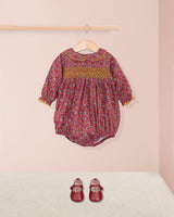 Beatrice Mini Red Floral Bubble