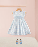 Bonnie French Blue Butterflies Smock