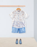 Brando Nantucket Tunic Cuff Shorts Outfit