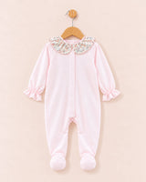 Liberty Butterfly Pink Cotton Footie Collection