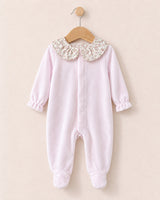 Velour Butterfly Pink Footie Collection
