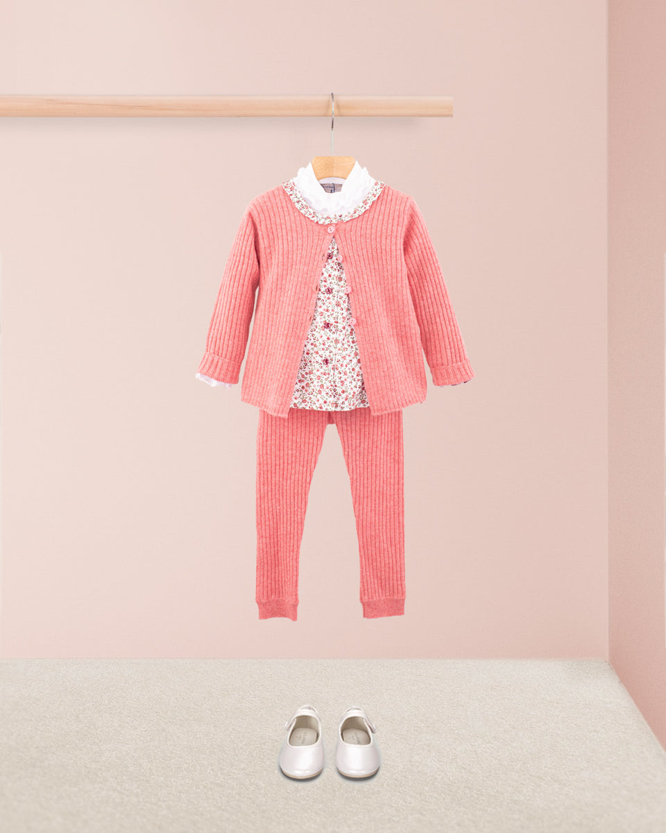 Cashmere Ribbed Candy Knit Outfit
