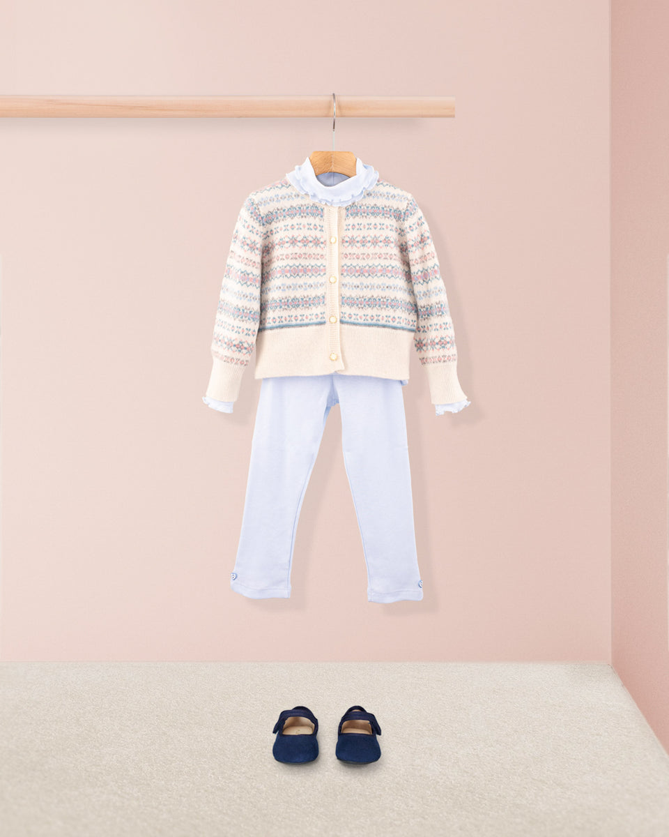Courchevel Cashmere Cream Cardigan
