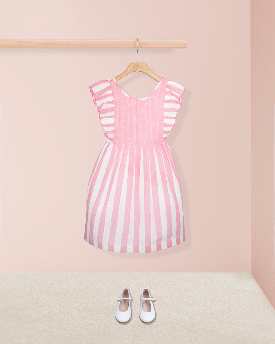 Carmel Italian Primrose Linen Dress