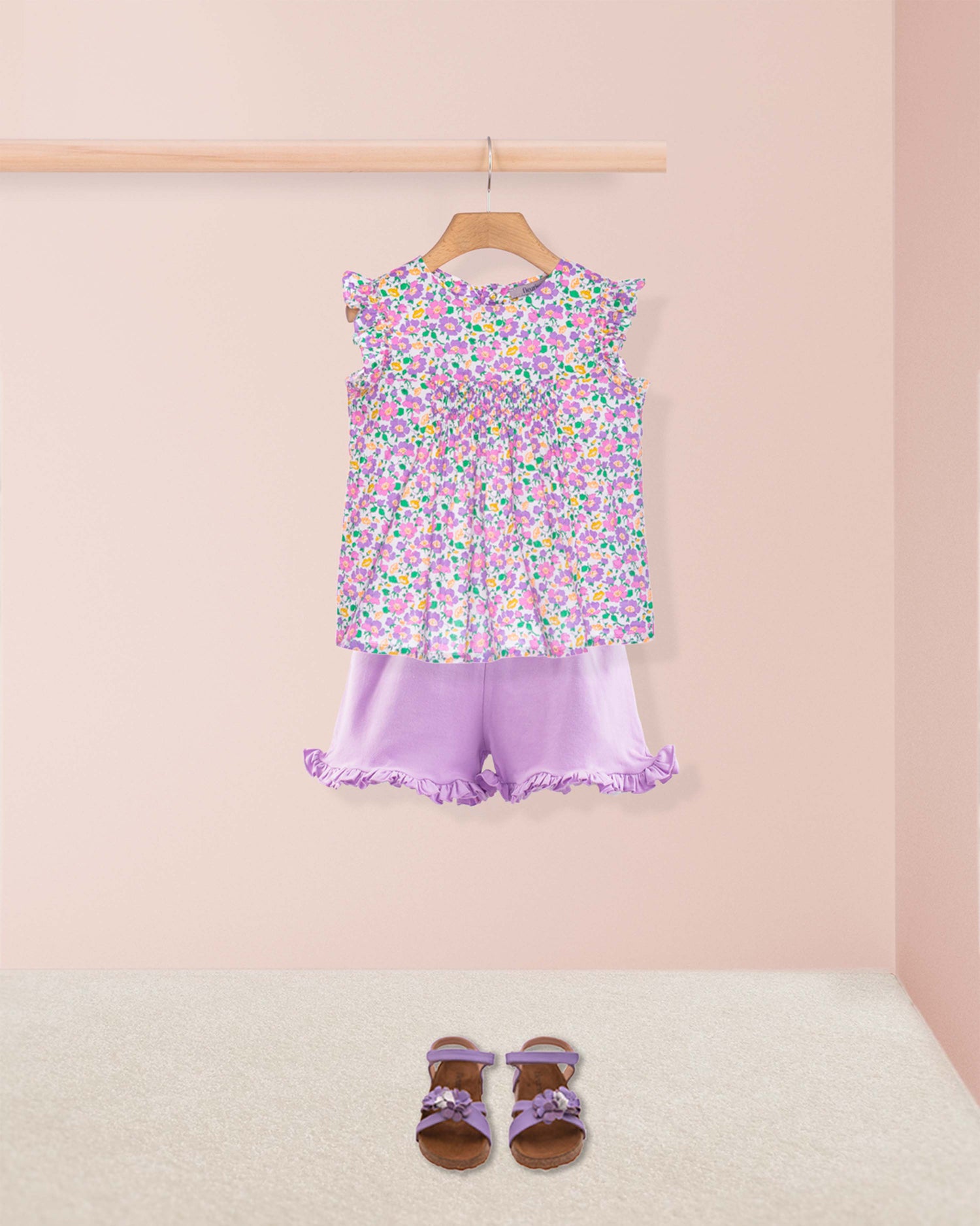 Amelie Liberty Stoneley Purple Tunic Outfit
