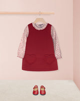 Cordelia French Corduroy Burgundy Jumper