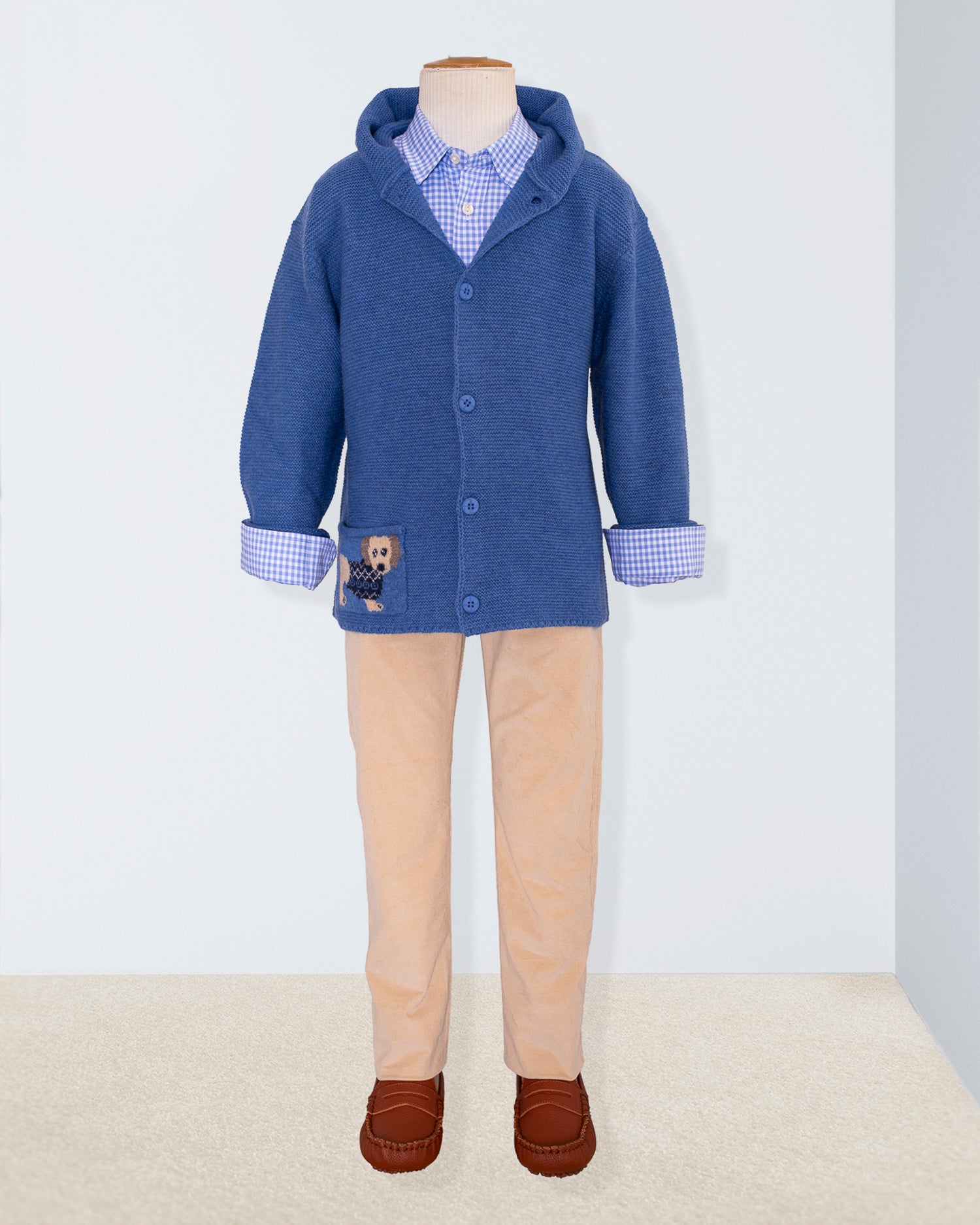 Benjamin Dachshund Horizon Hooded Sweater Outfit
