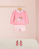 Dachshund Candy Melange Cotton Crew Outfit