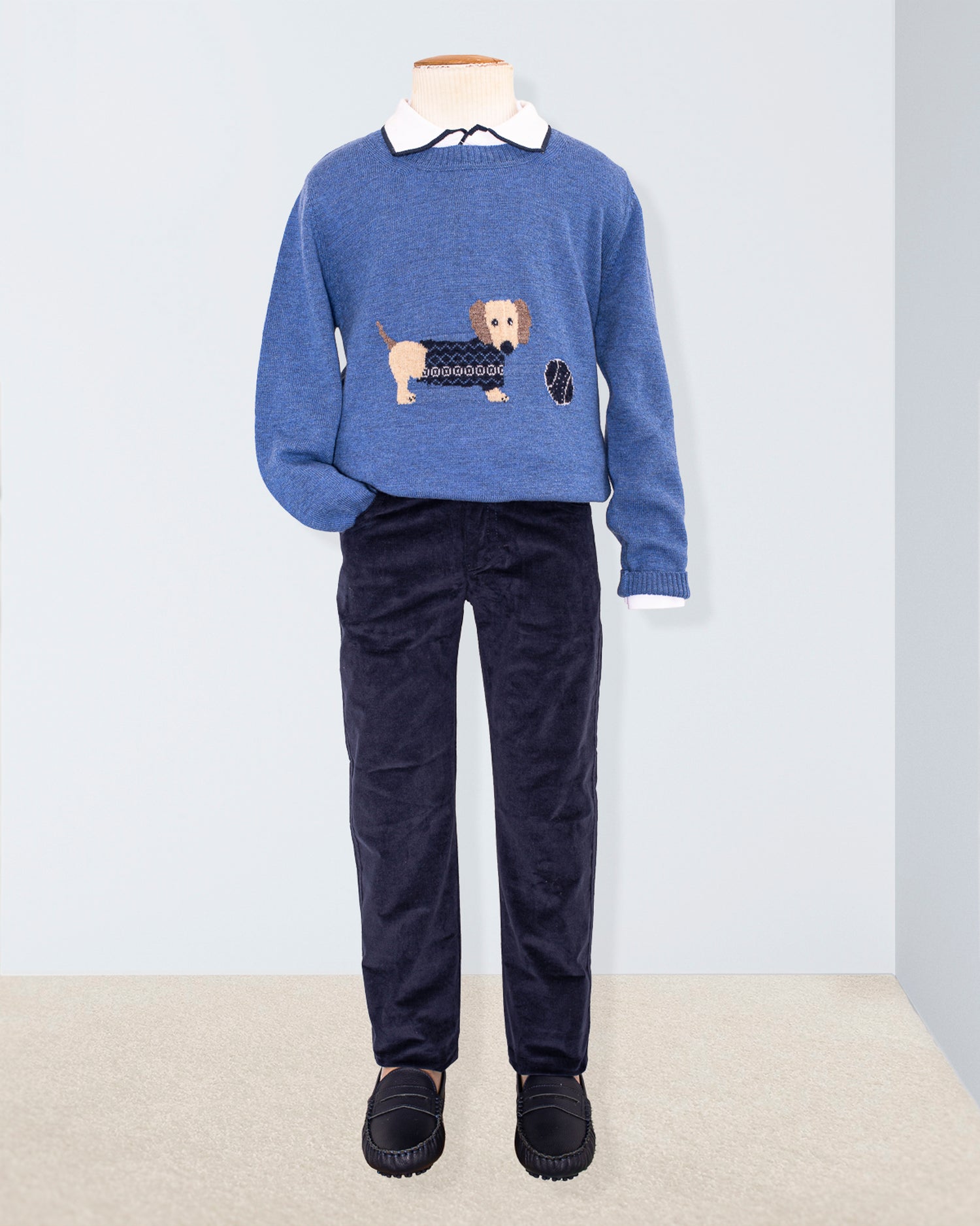 Dachshund Horizon Blue Mélange Outfit