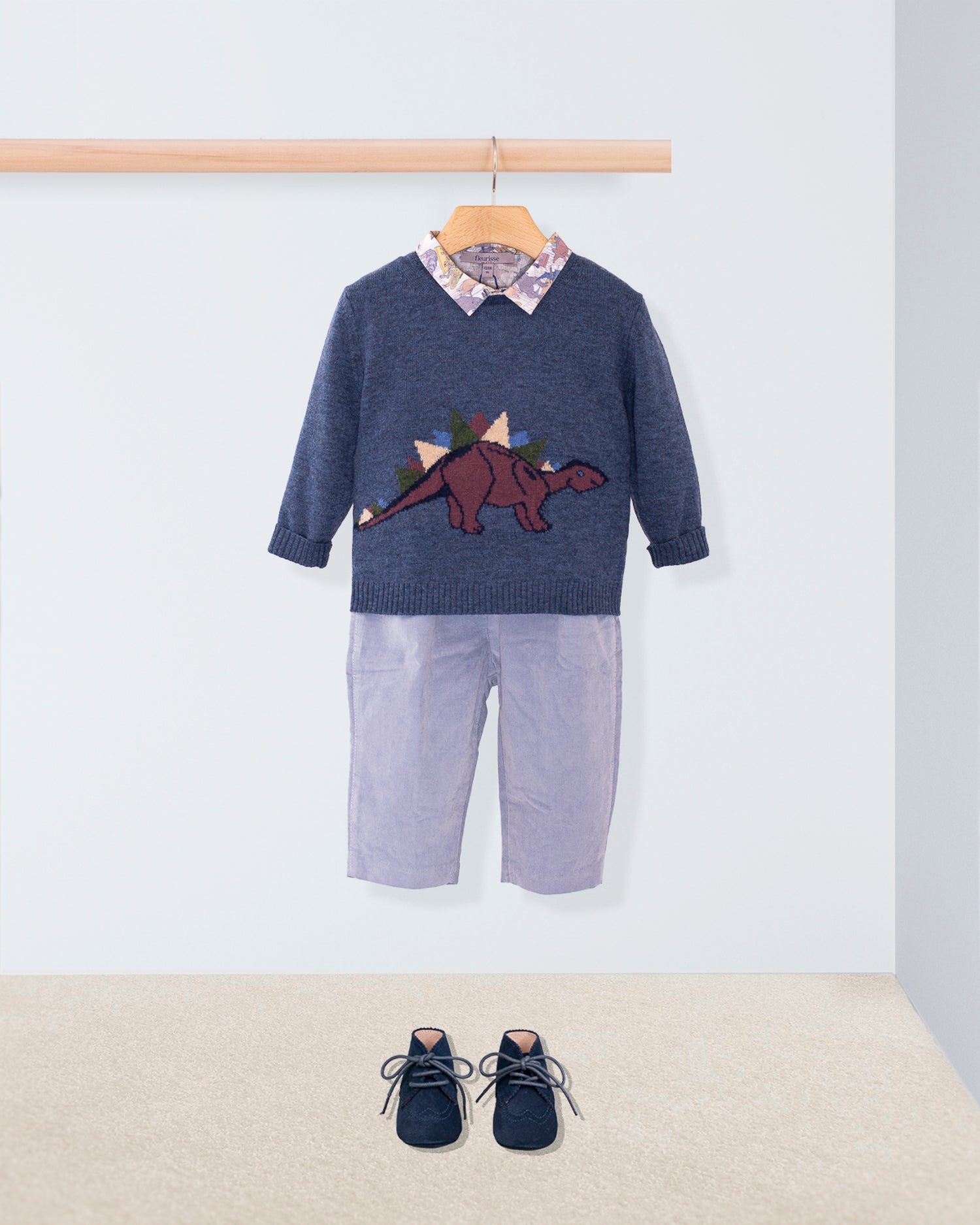 Dinosaur Bear Overall Outfit