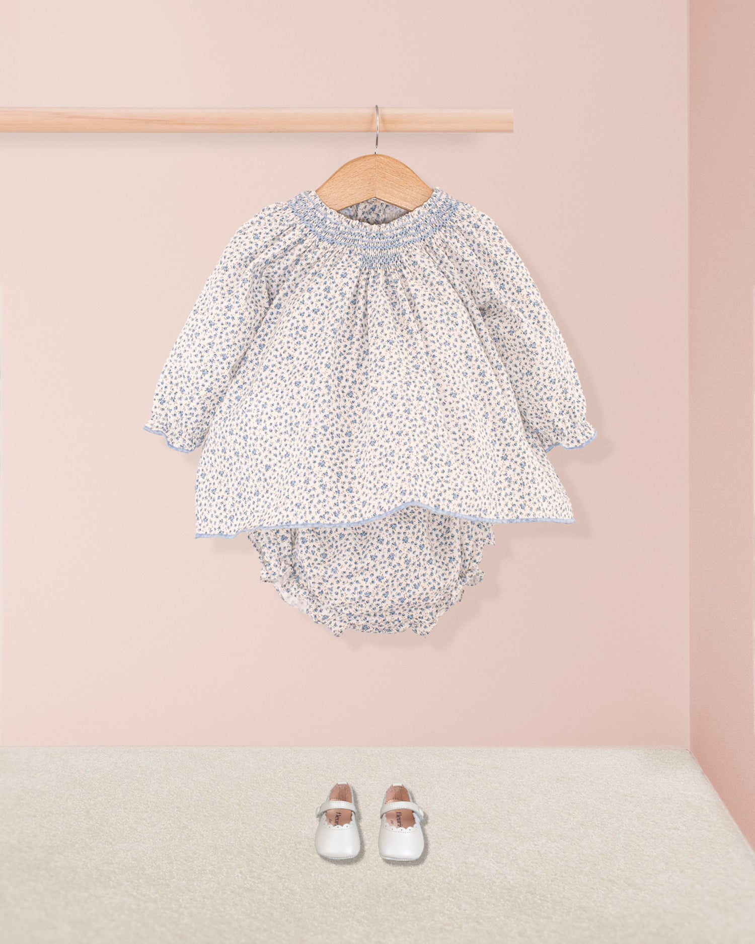 Etoile French Blue Floral 2-Piece Set