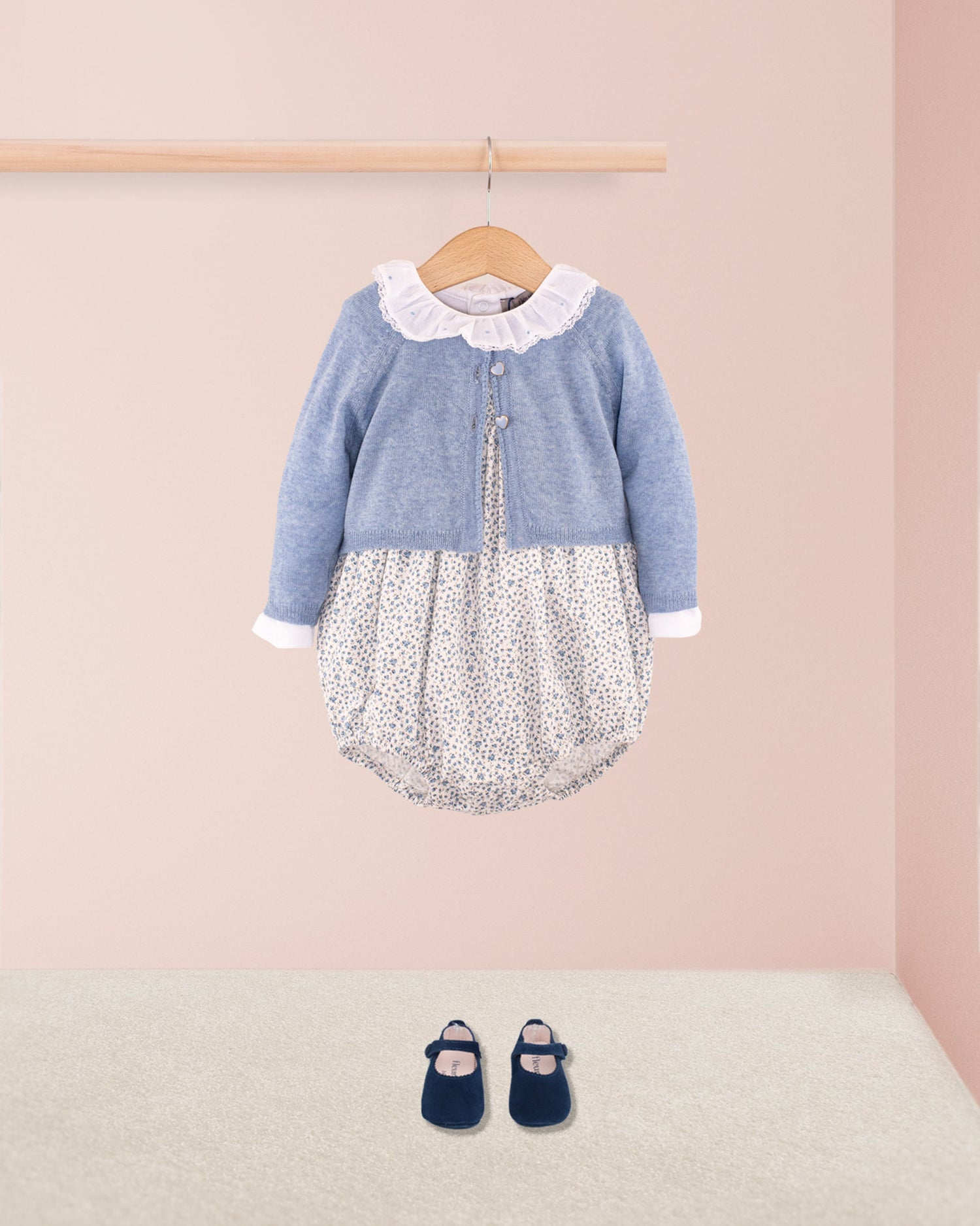 Kensington French Blue Floral Romper