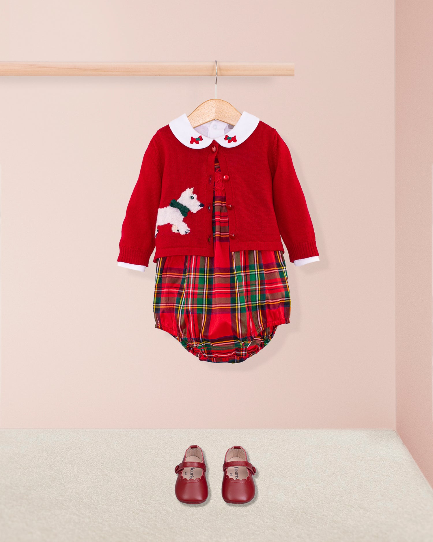 Kensington Holiday Royal Stewart Romper