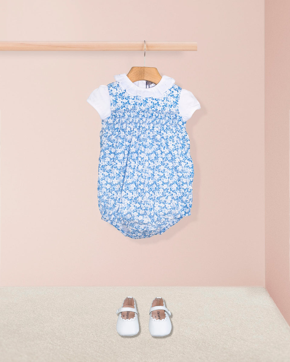 Kensington Liberty Blue Fields Romper