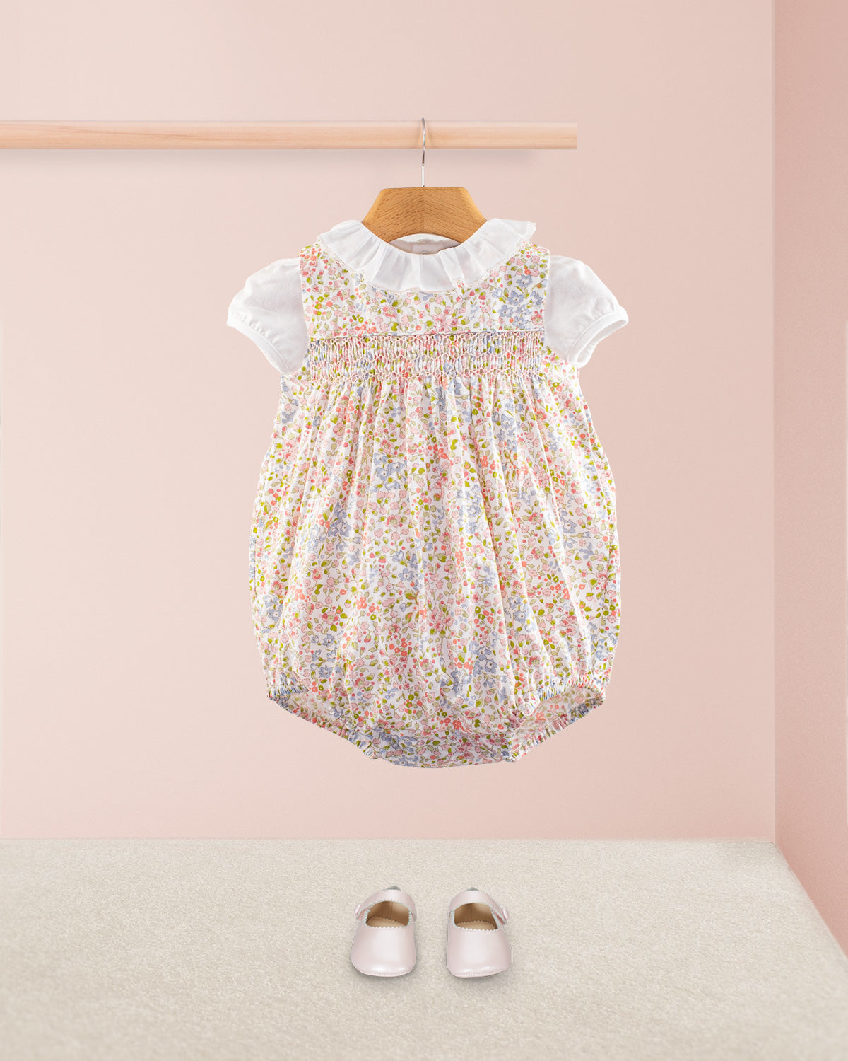 Kensington Monaco Pink Floral Romper