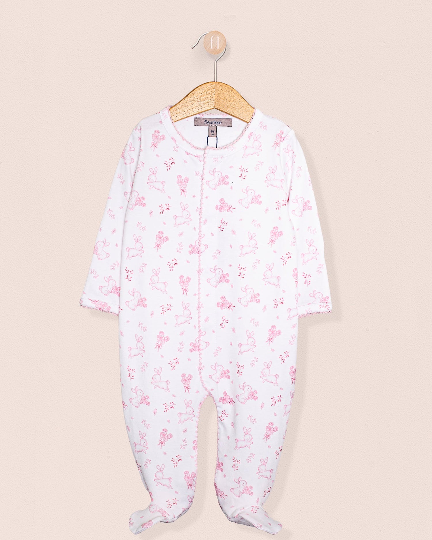 Pima Pink Bunnies Stretchie Collection