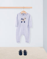 Logan Light Blue Cashmere Romper