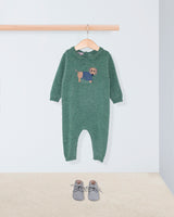 Laurent Hunter Cashmere Dachshund Romper