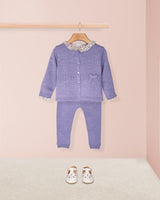 Madeleine Lavender Wool Outfit