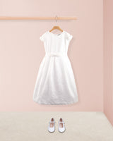 Maria Italian White Fiorato Gown