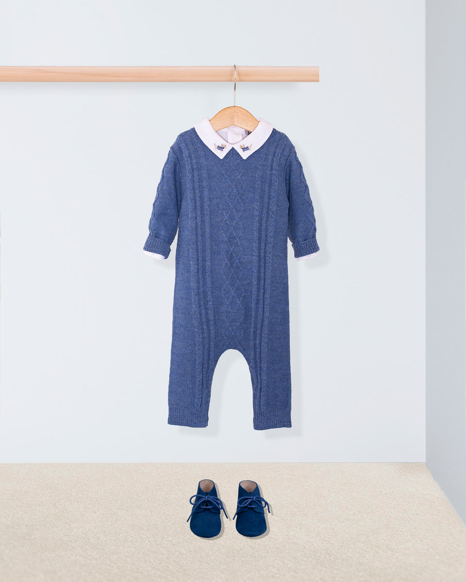 Maxime Horizon Mélange Knit Outfit