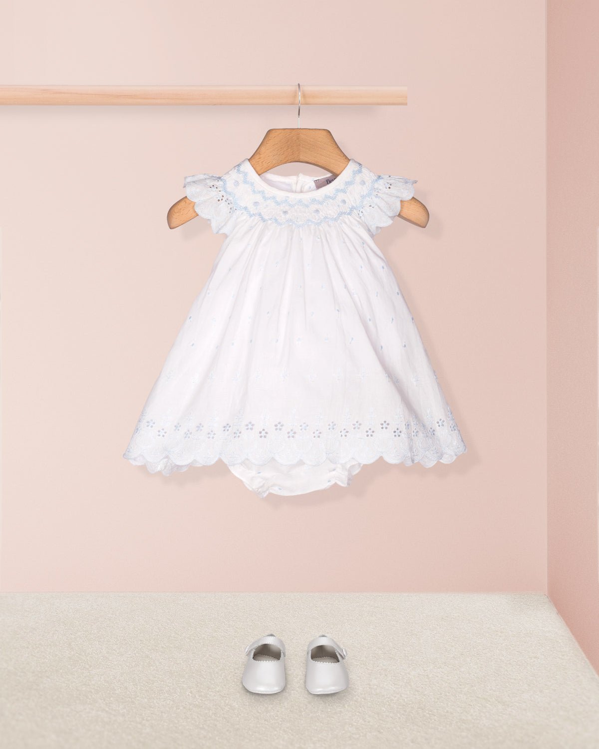 Petite Etoile Provence Eyelet Blue Set