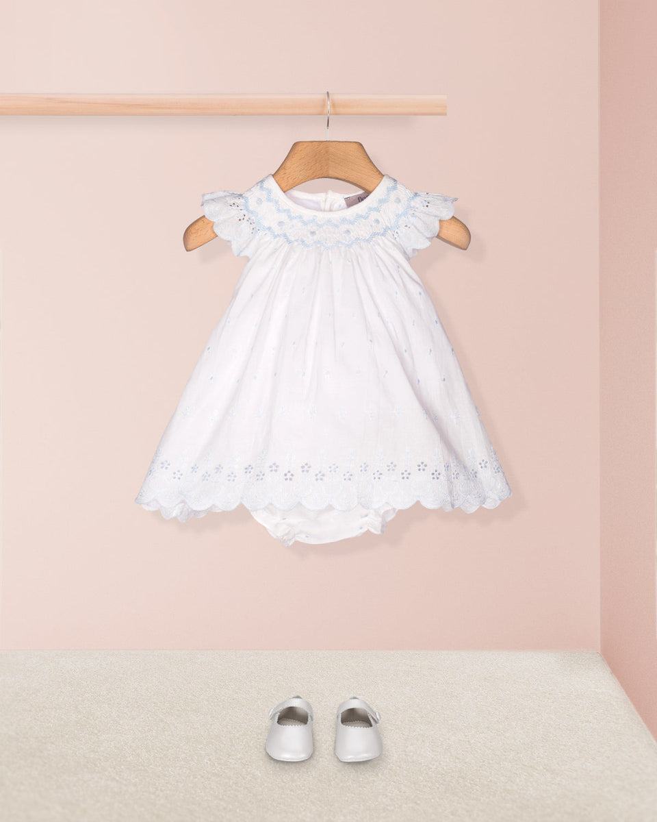 Petite Etoile Provence Eyelet Blue Set