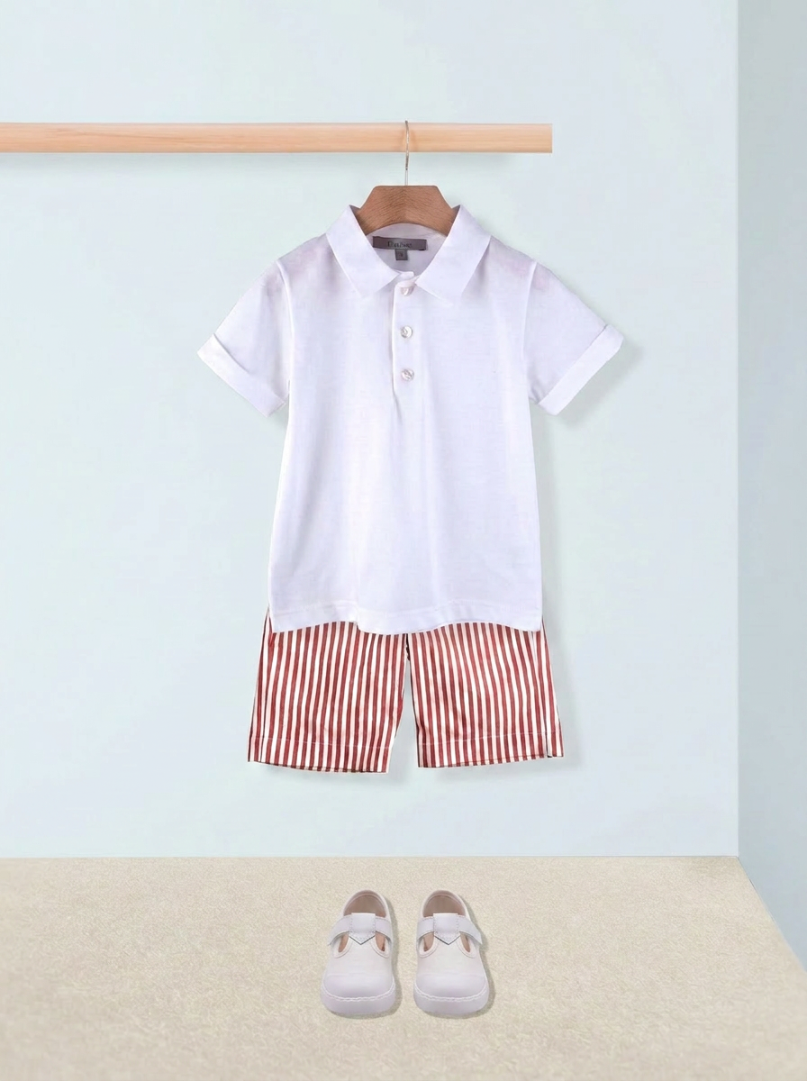 Red and White Seaside Stripes