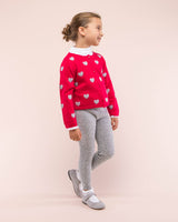 Madeleine Red Hearts Cashmere Outfit