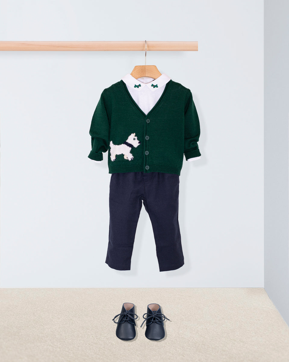 Scotty Pine Green Outfit