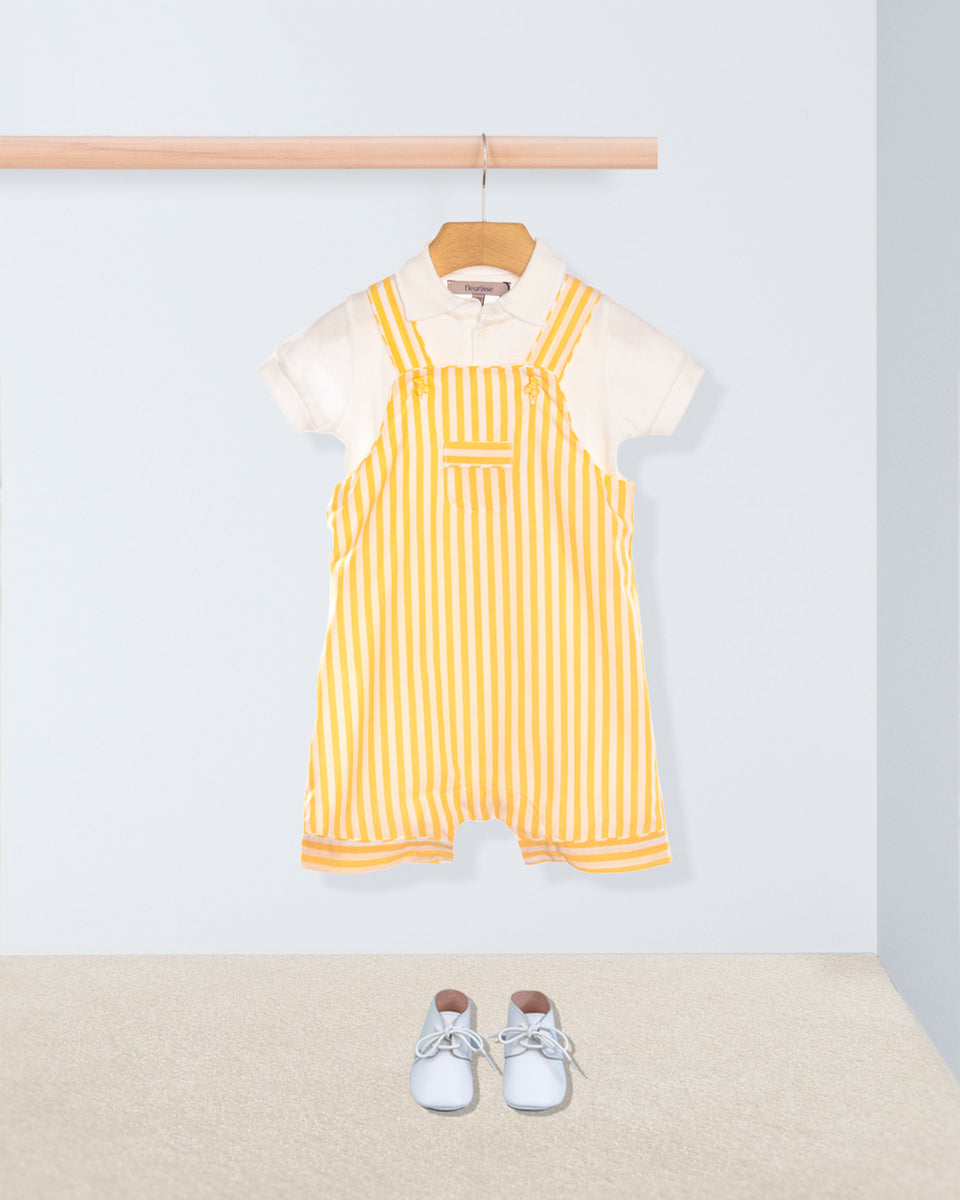 Starboard Yellow Wide Stripe Shortall