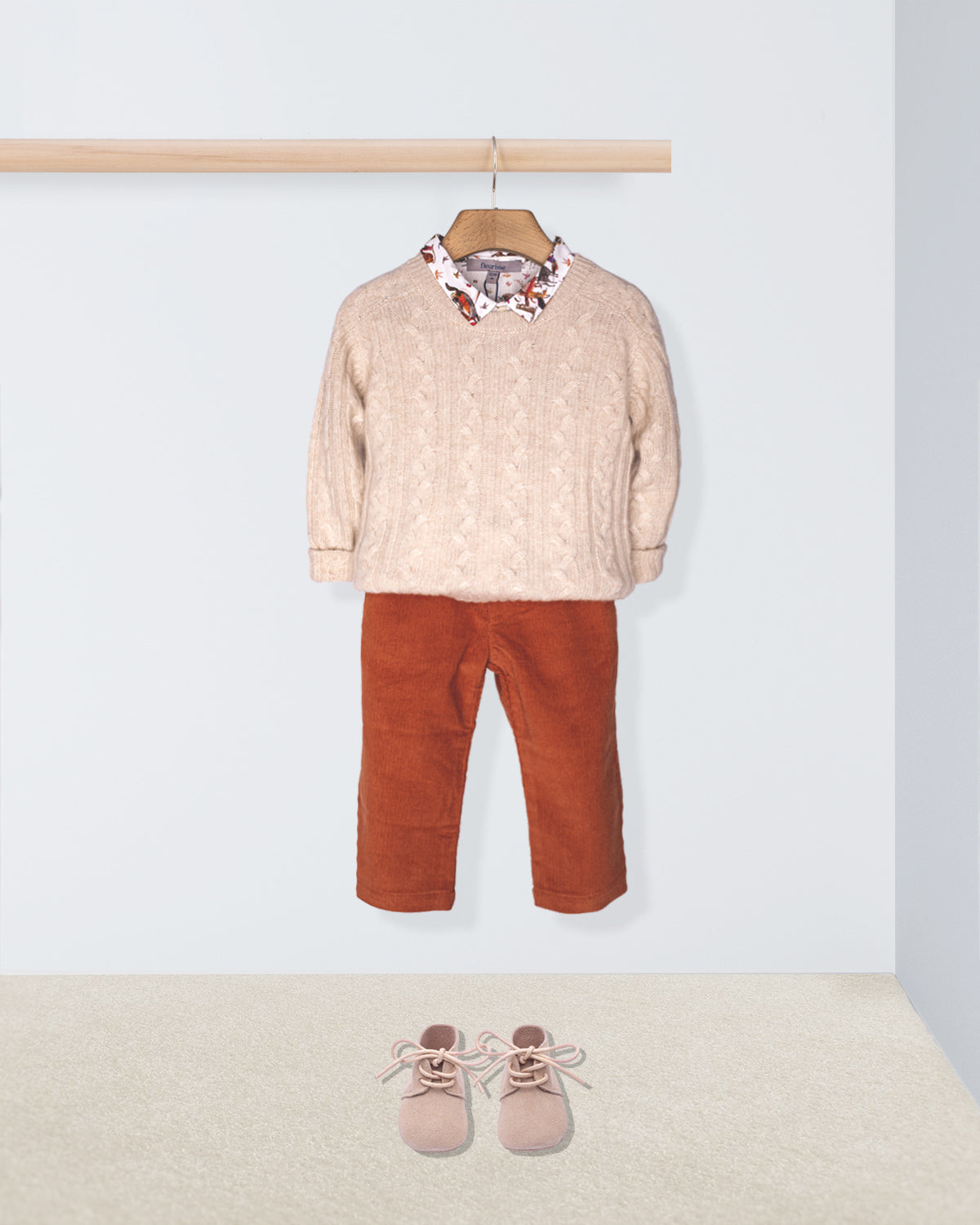 St. Moritz Oatmeal Cashmere James Outfit