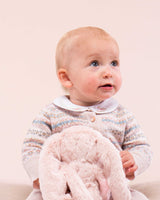 Courchevel Cashmere Pink Cardigan Outfit