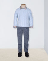 St. Moritz Sky Blue Cashmere Bradley Outfit