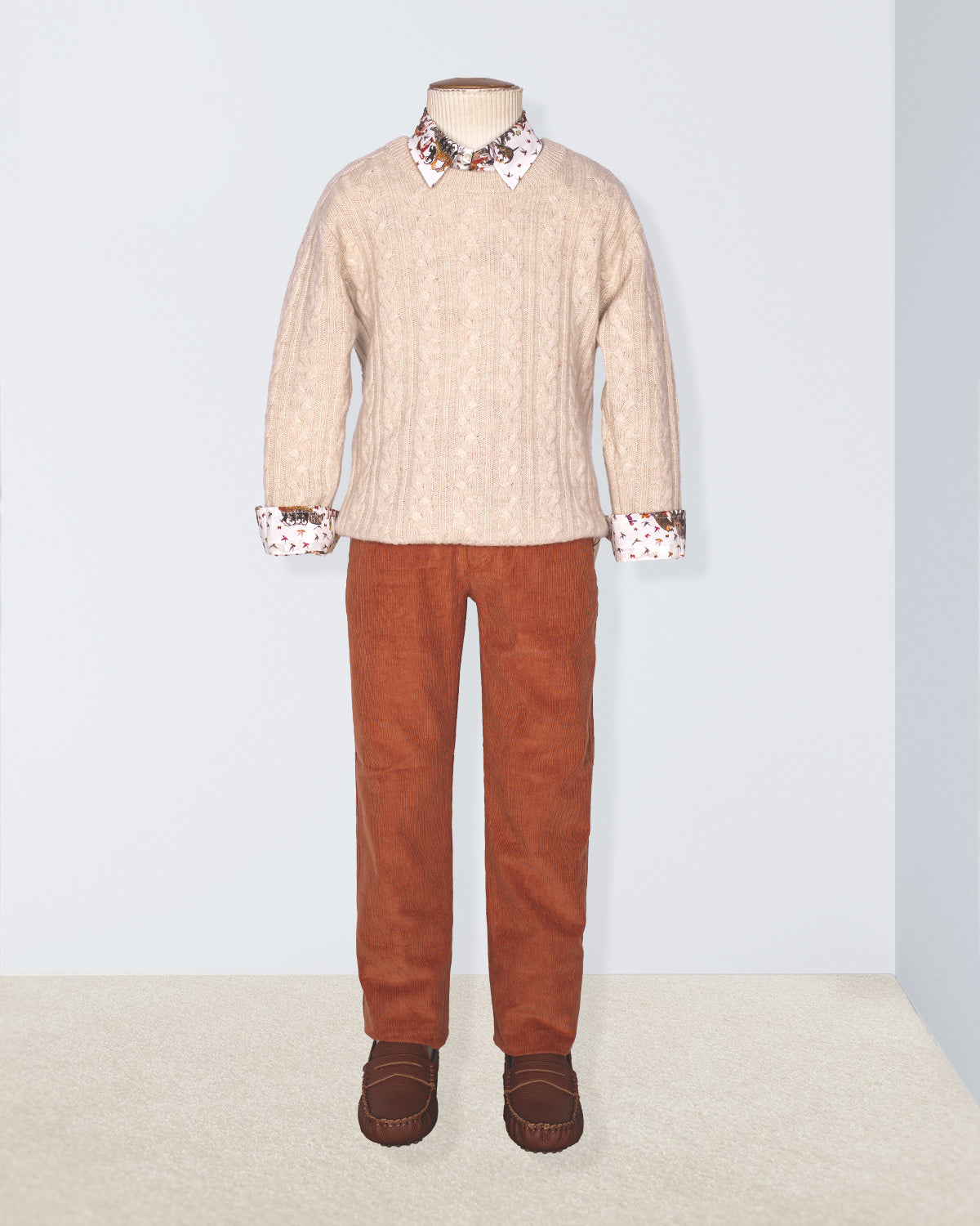 St. Moritz Oatmeal Cashmere Bradley Outfit