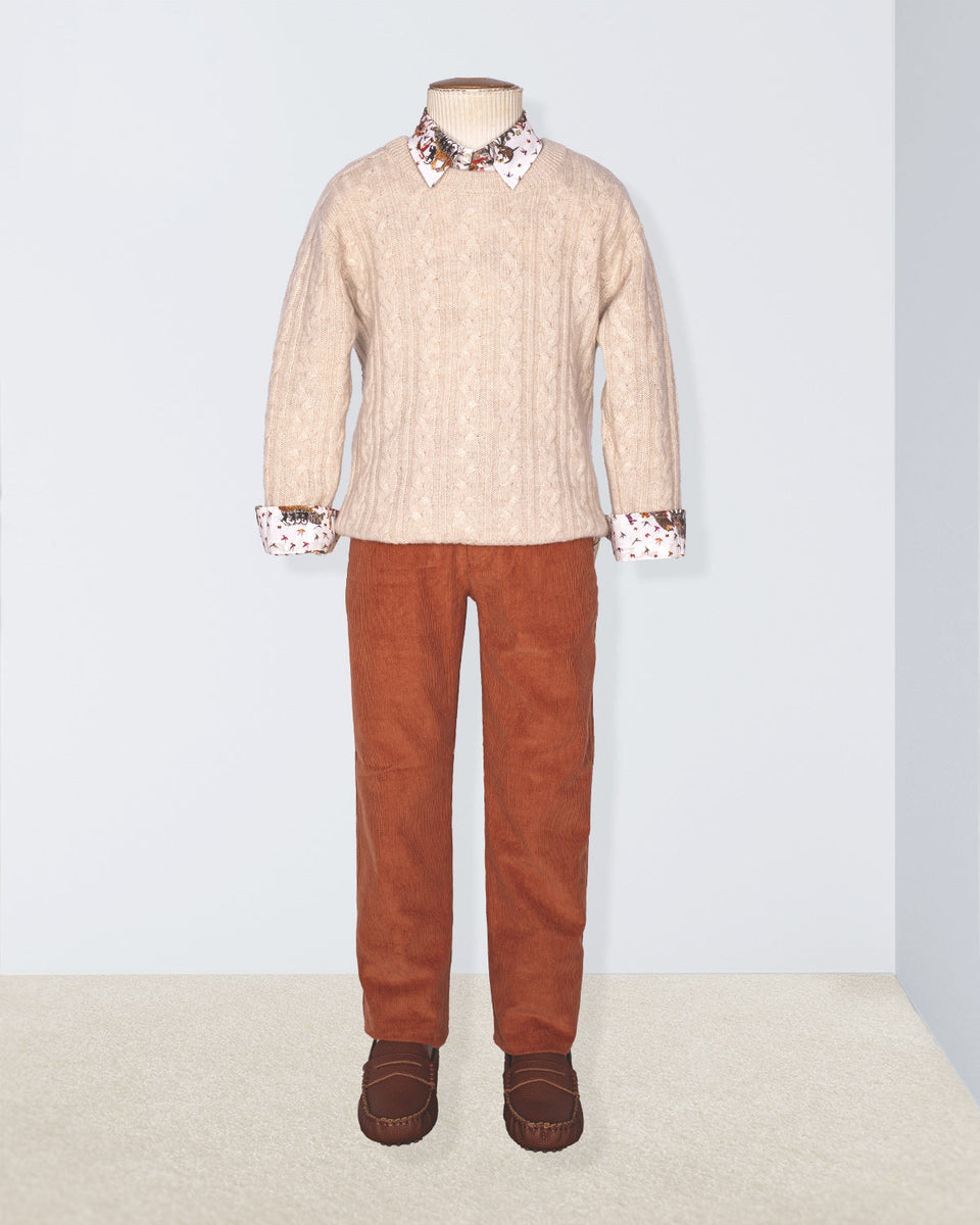 St. Moritz Oatmeal Cashmere Bradley Outfit