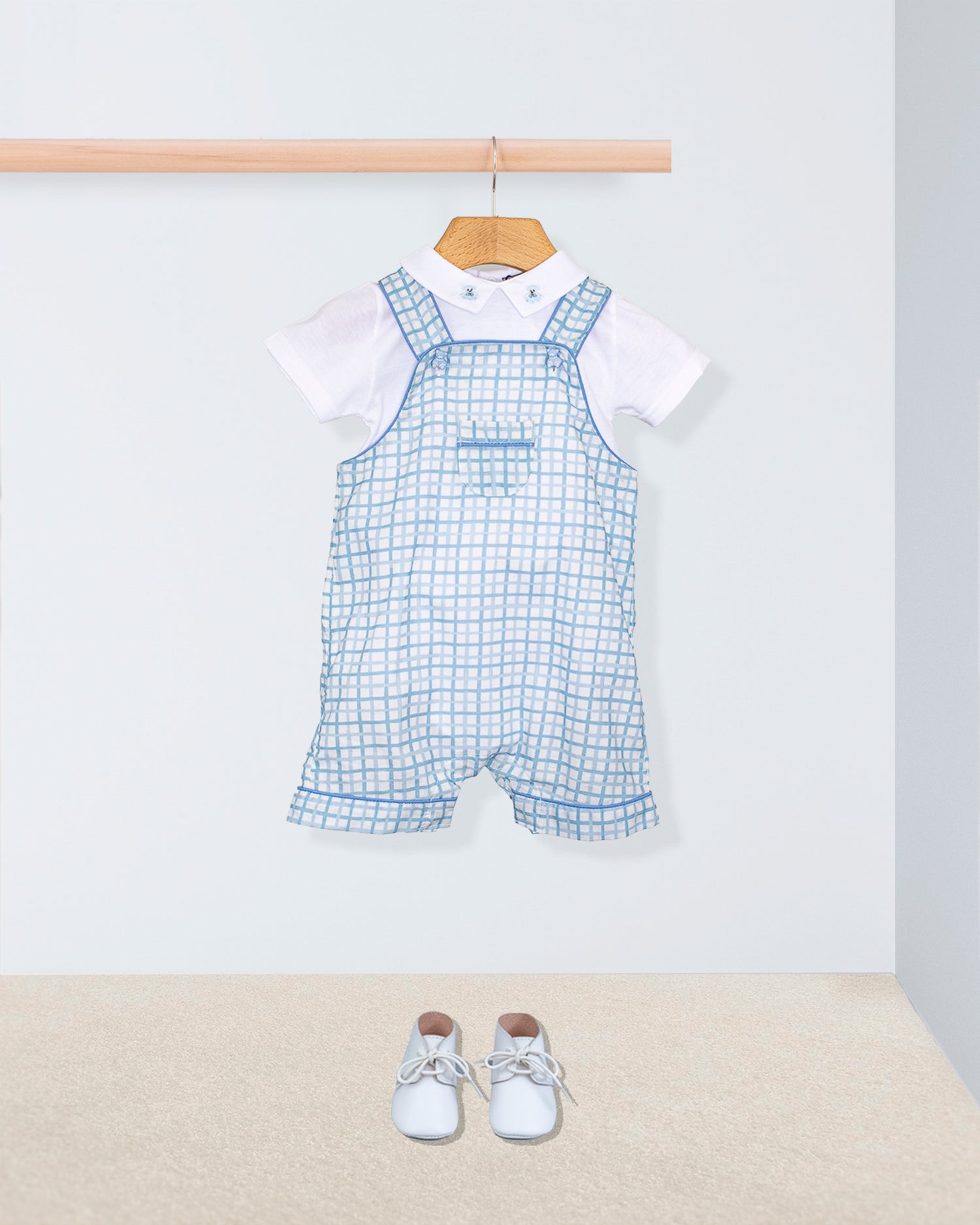 Starboard Light Blue Sketch Shortall Outfit