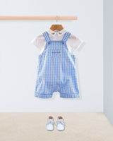 Starboard Blue Large Gingham Shortall
