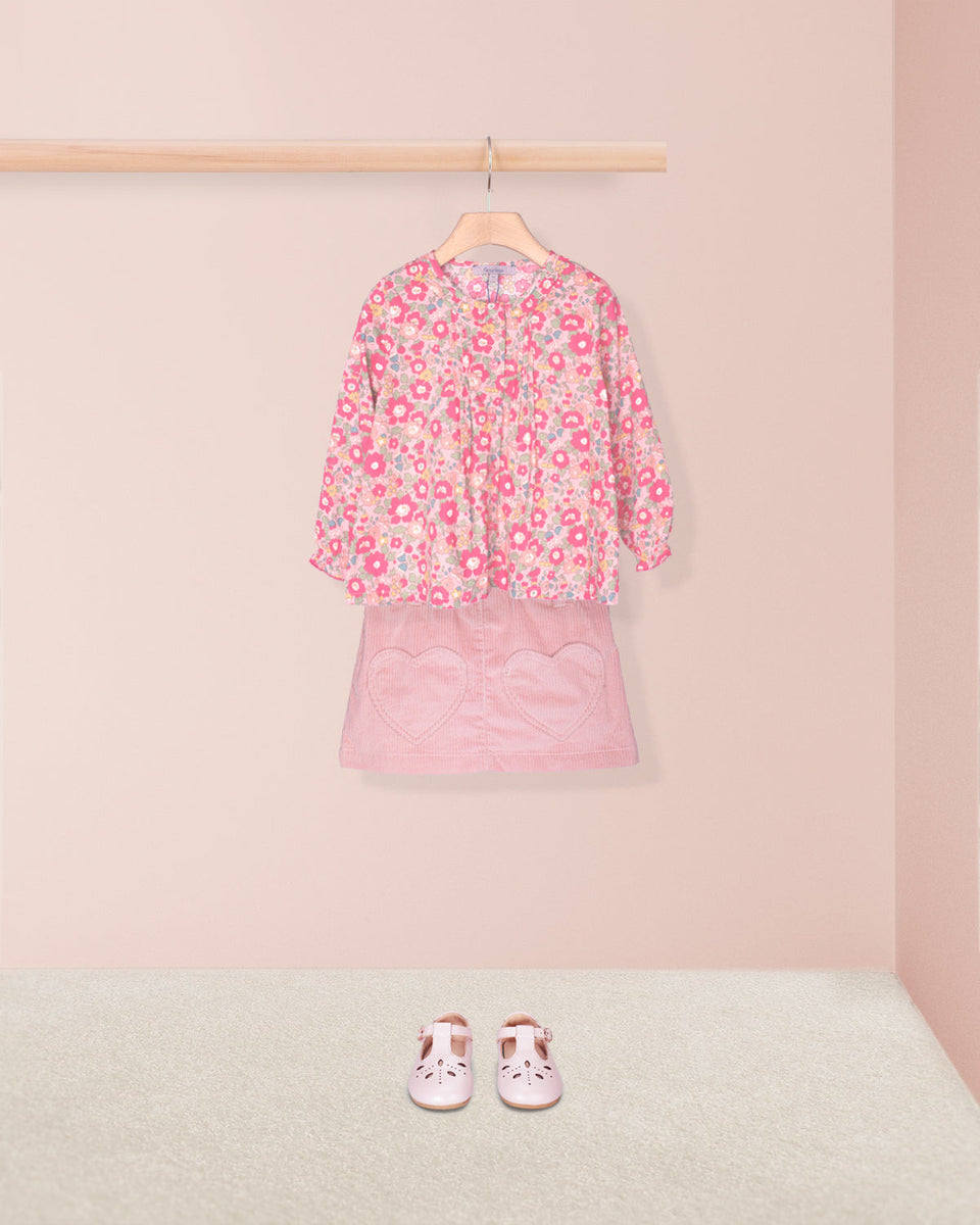 Liberty Betsy Meadow Rose Skirt Outfit