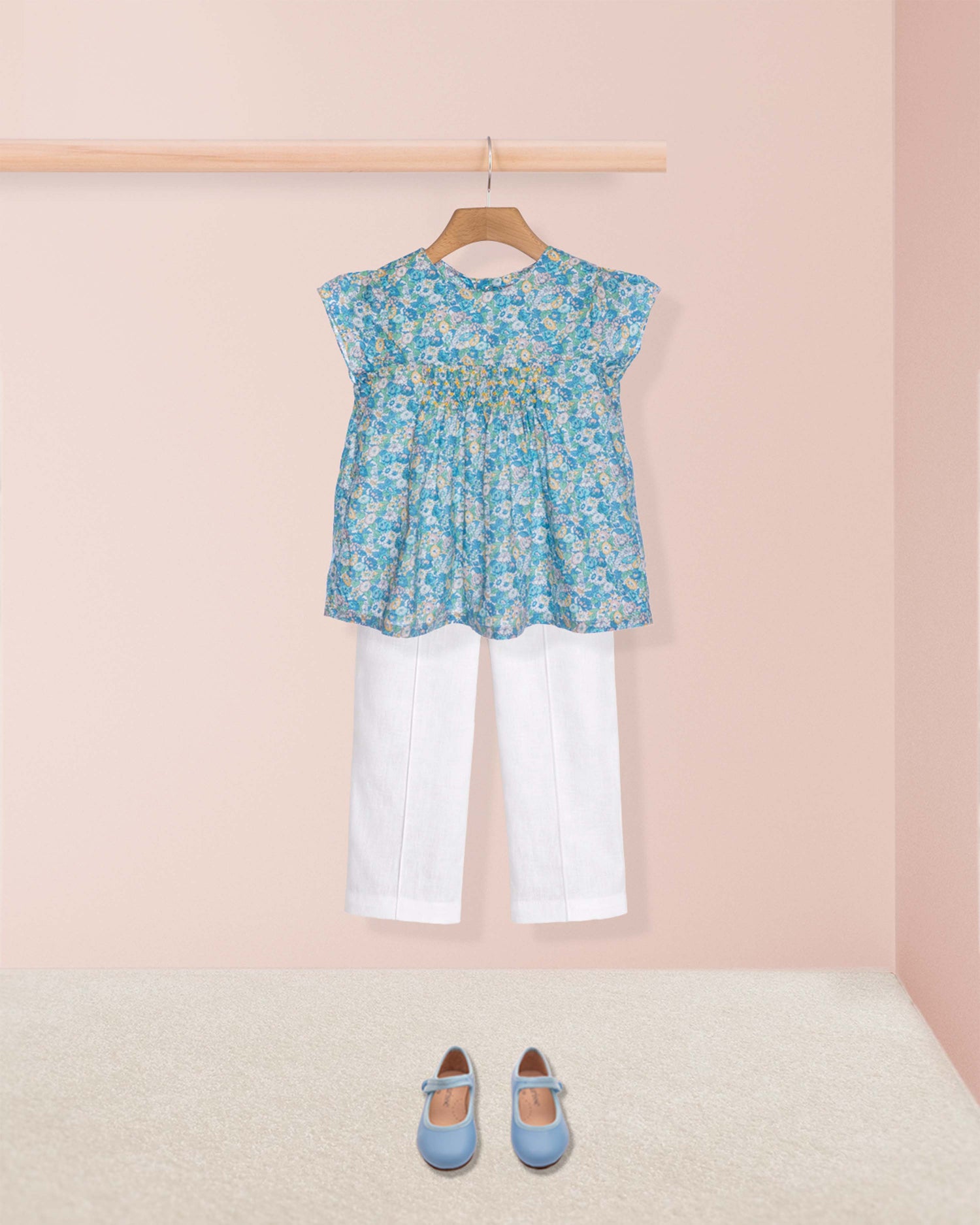 Chérie Liberty Leontyne Blue Tunic Outfit