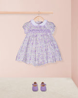 Baby Victoria Liberty Meadow Lavender Dress Set