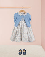 Valentina French Antique Blue Smock