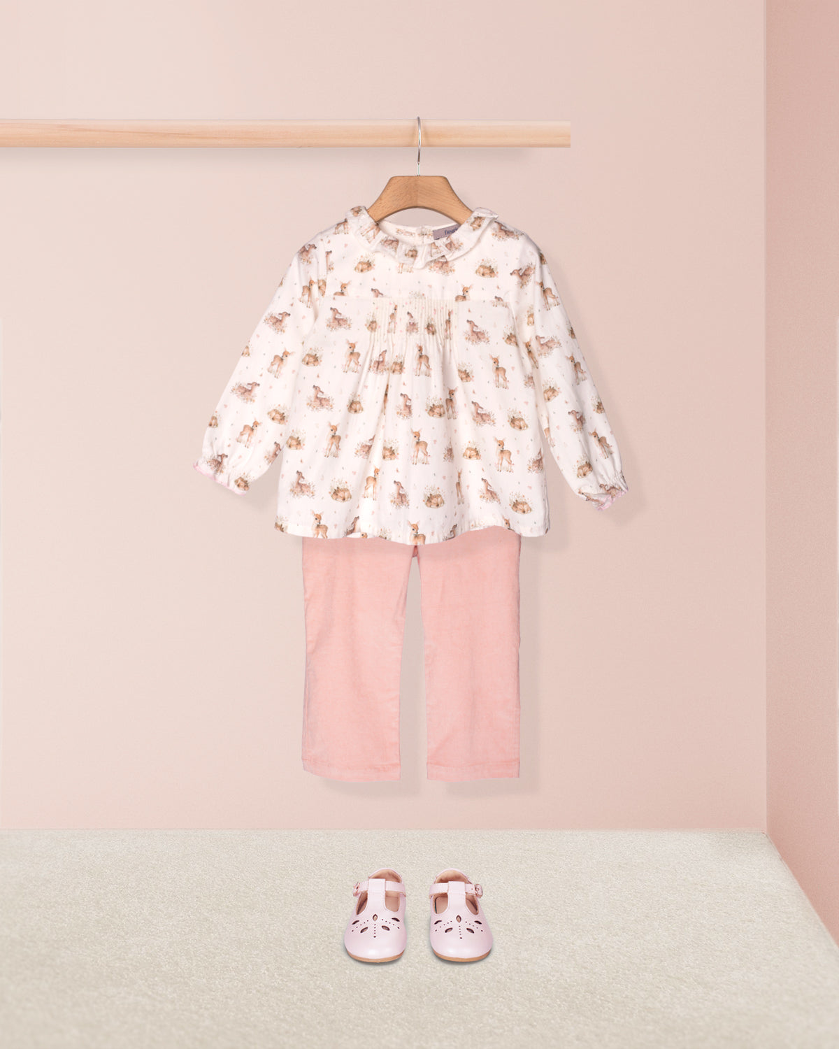 Yvette Tunic Baby Fawn Outfit