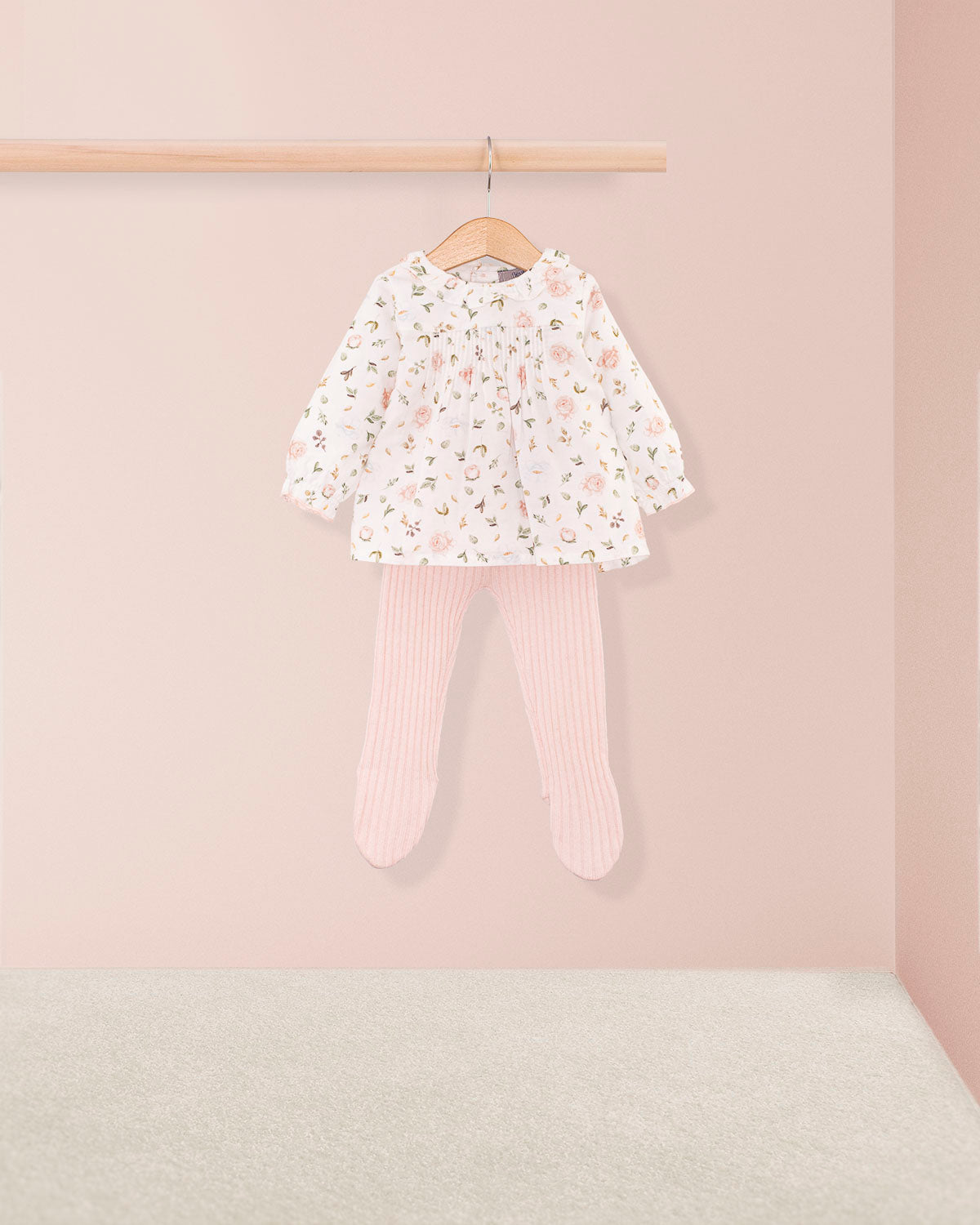 Yvette Tuscany Soft Pink Rosebuds Outfit