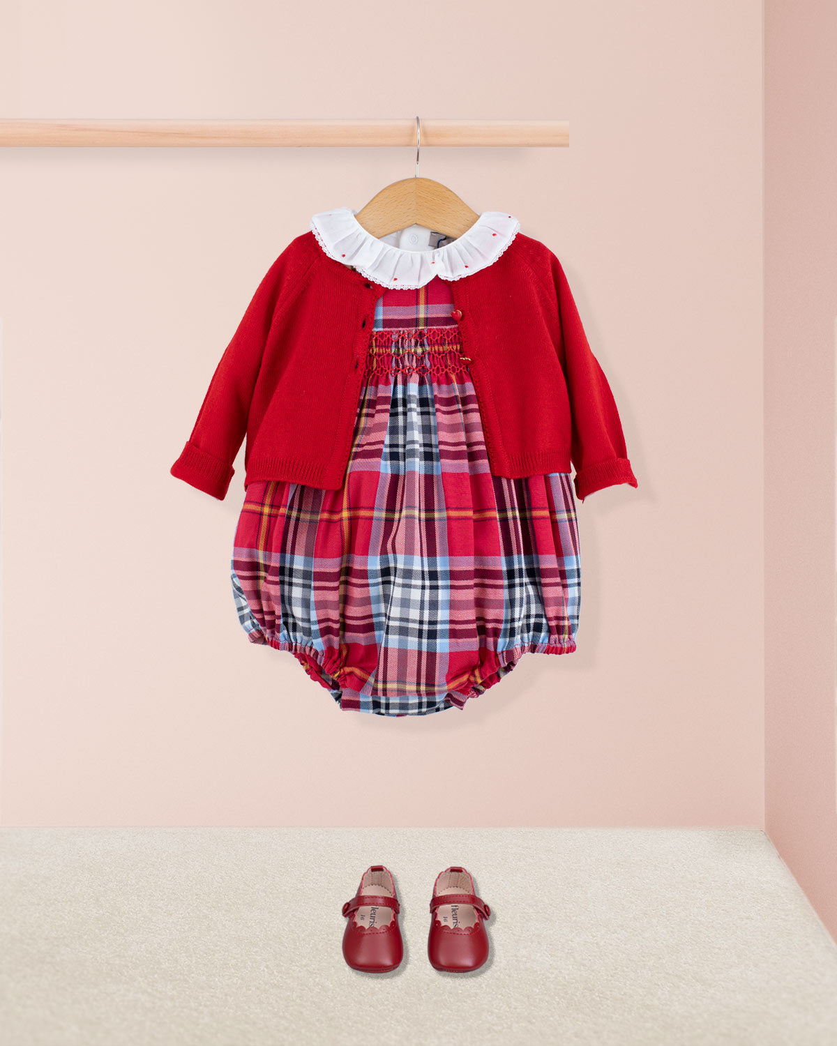 Kensington Italian Holiday Tartan Romper