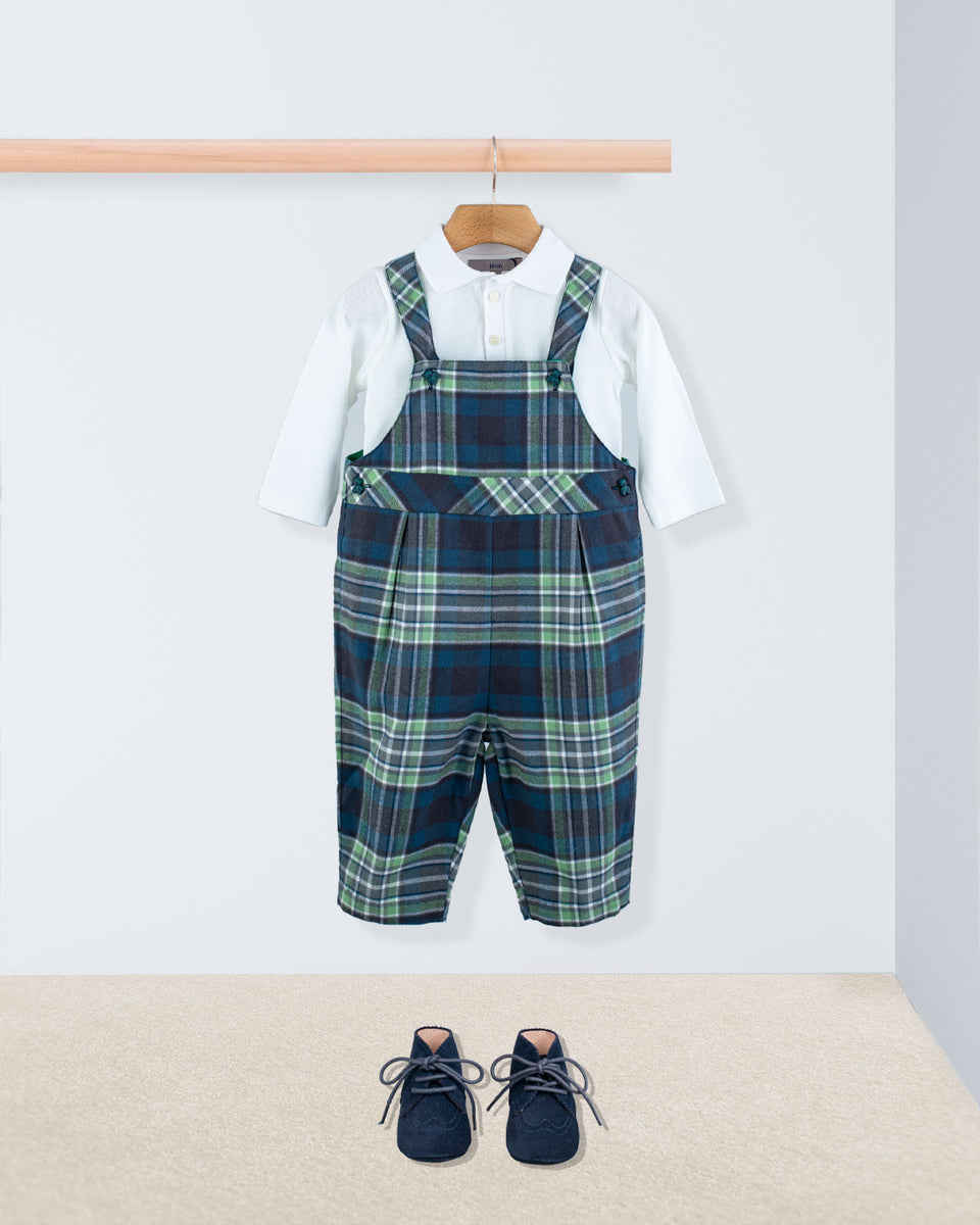 Bear Italian Hunter Check Flannel Overall Outfit