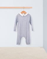 Maxime Baby Blue Mélange Knit