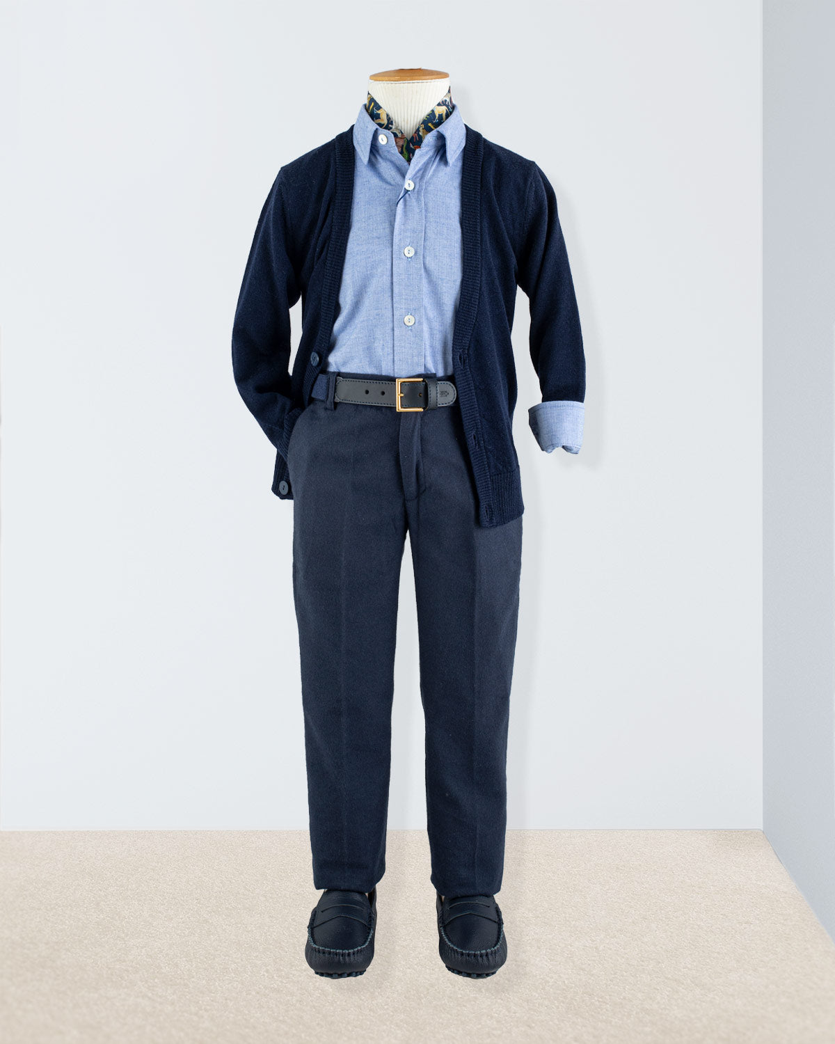 Bernard Fine Flannel Navy Outfit